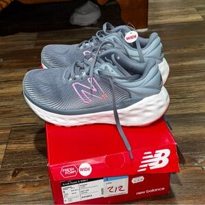New Balance Fresh Foam x 840v1 Womens Size 6 W Blue Pink Running Shoes Sneakers
